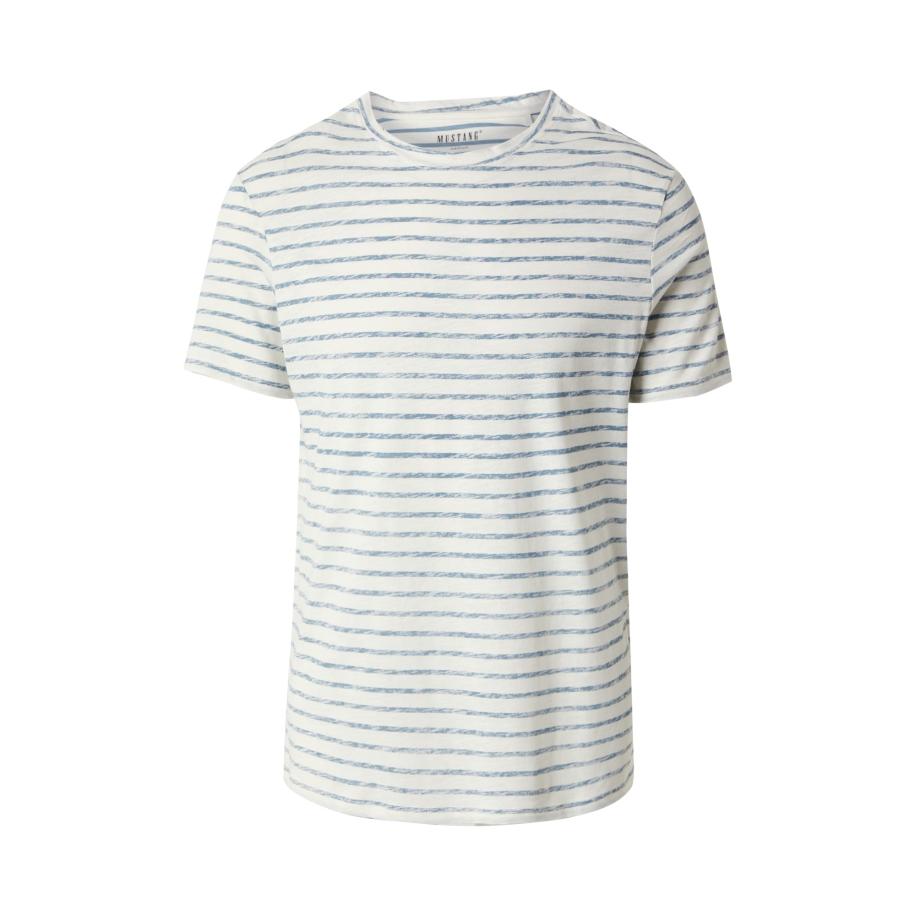 Mustang MUSTANG Shirt Austin ecru / blauw gemêleerd -