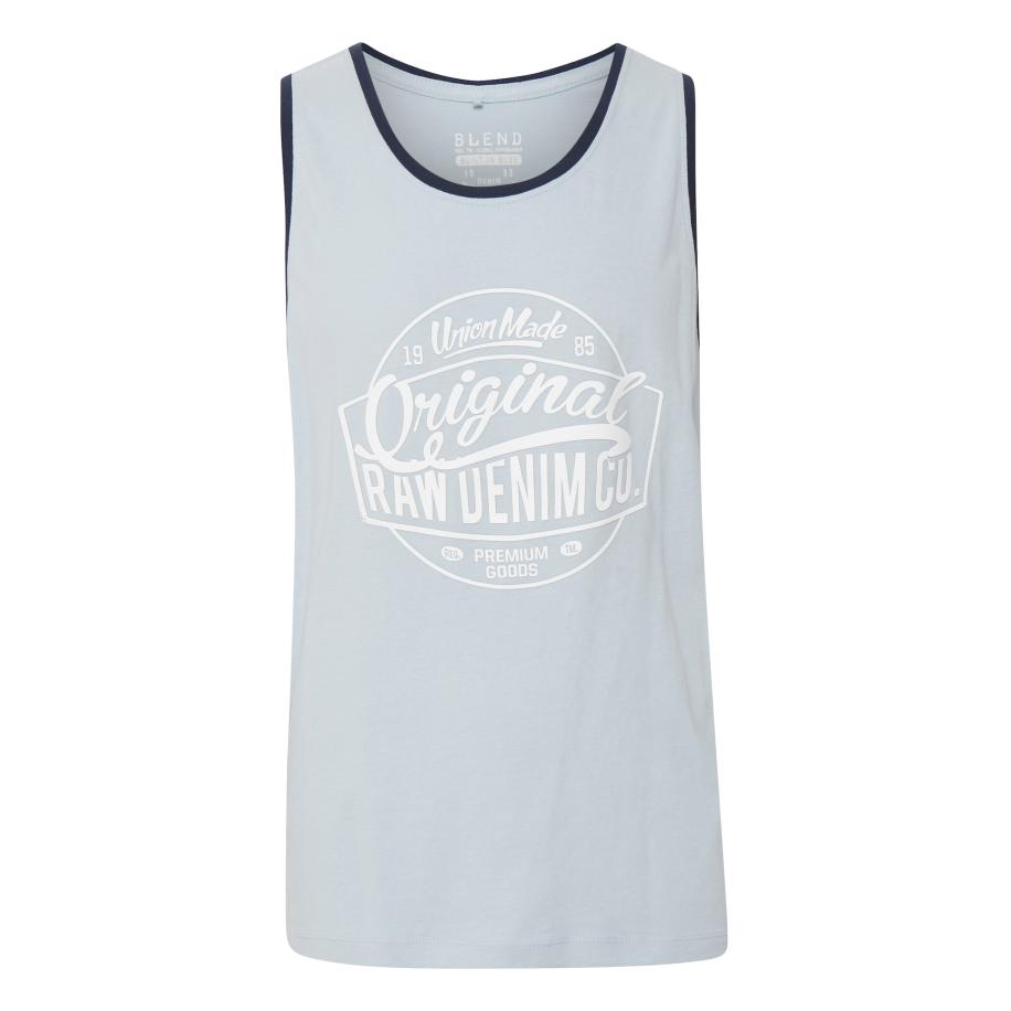 Blend BLEND Shirt WALEX blauw / wit -