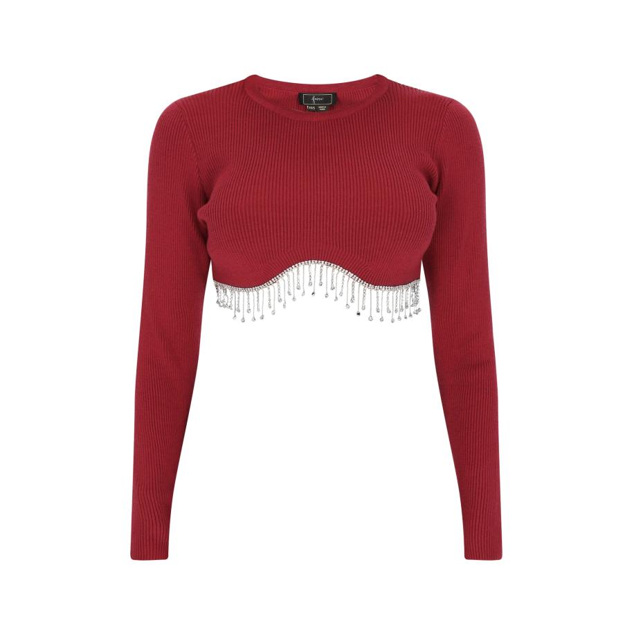 Faina faina Shirt donkerrood -