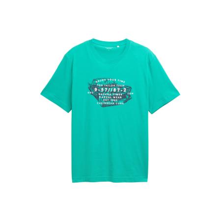 Tom Tailor TOM TAILOR Shirt donkerblauw / bruin / groen / wit