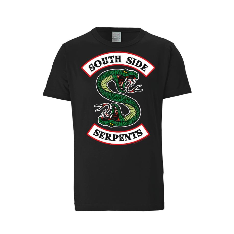 LOGOSHIRT Shirt South Side Serpents groen / rood / zwart / wit Zwart