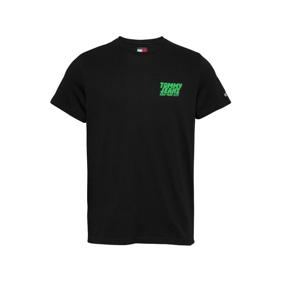 Tommy Jeans Tommy Jeans Shirt limoen / zwart -