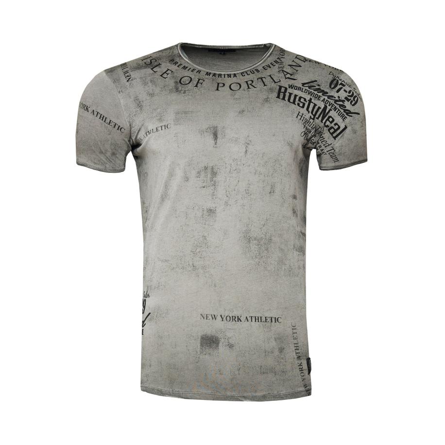 Rusty Neal Rusty Neal Shirt grijs -