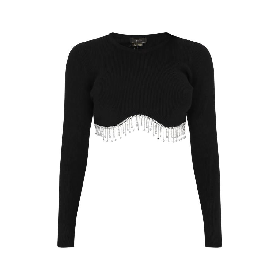 Faina faina Shirt zwart / zilver -