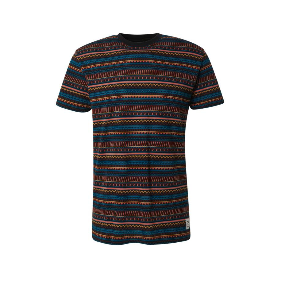 Iriedaily Iriedaily Shirt Chop Chop blauw / oranje / zwart -