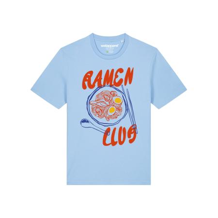 Watapparel Watapparel Shirt Ramen Club saffier / lichtblauw / geel / oranjerood