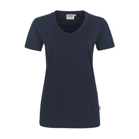 HAKRO MIKRALINAR® PRO, Dames T-shirt Marine, Effen