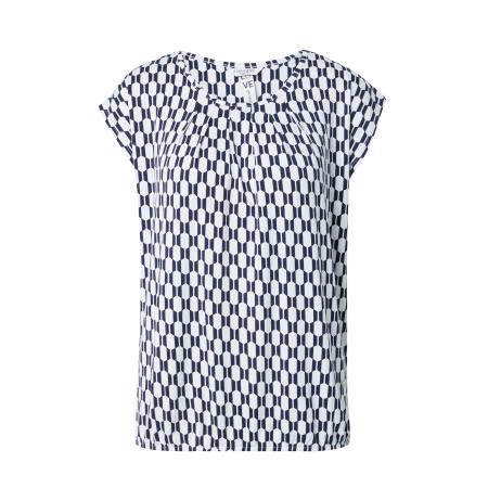 ZABAIONE ZABAIONE Shirt Mi44nou marine / wit