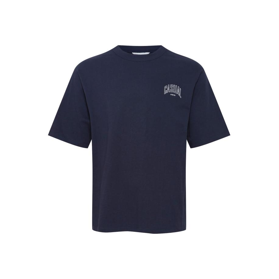 Casual Friday Casual Friday Shirt donkerblauw / wit -