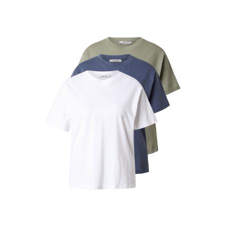 ABOUT YOU ABOUT YOU Shirt Astrid donkerblauw / olijfgroen / wit