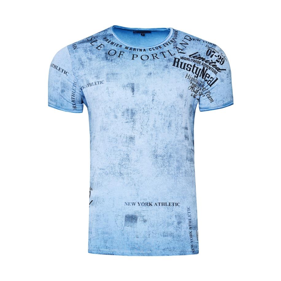 Rusty Neal Rusty Neal Shirt blauw -