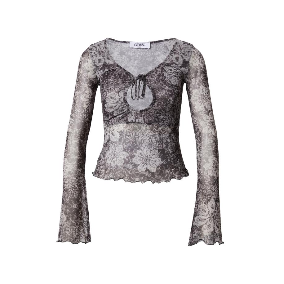 SHYX SHYX Shirt Heather donkergrijs / wit -