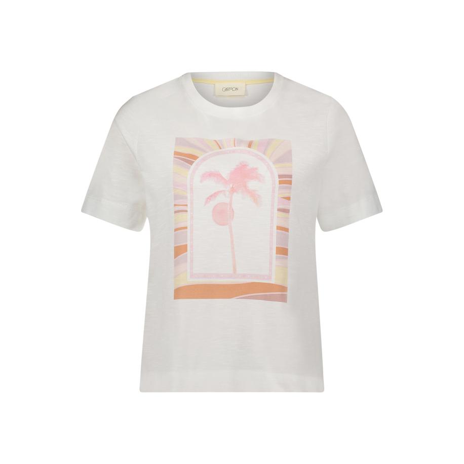 Cartoon Shirt wit Wit