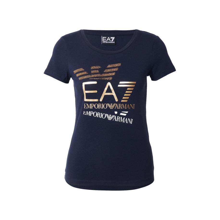 Emporio Armani EA7 Emporio Armani Shirt navy / goud / wit -