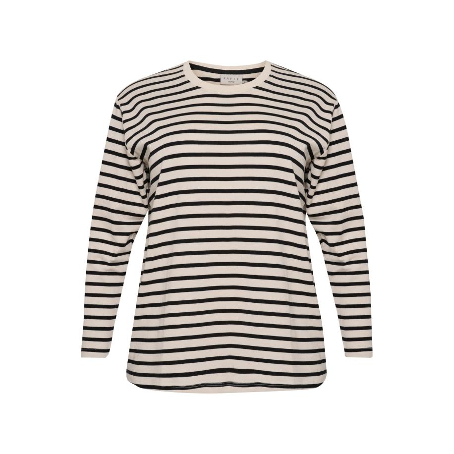 Kaffe KAFFE CURVE Shirt Winni zwart / wit -