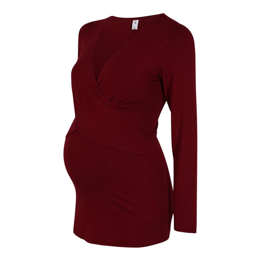 Bebefield Bebefield Shirt Evelina wijnrood -