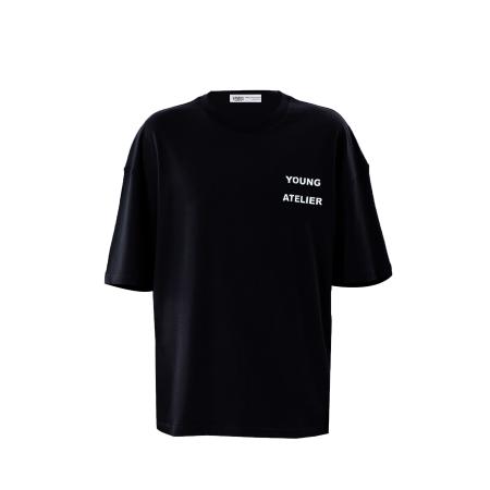 VAMOS CLO Shirt zwart / wit