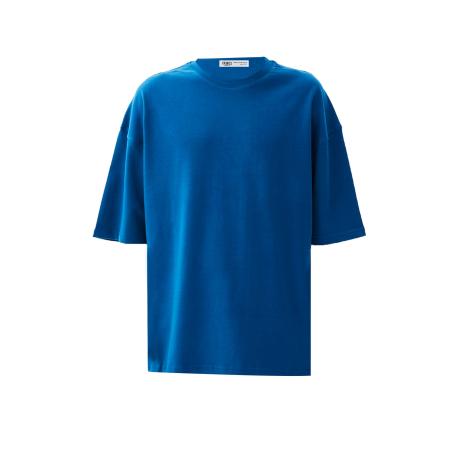 VAMOS CLO Shirt indigo / wit