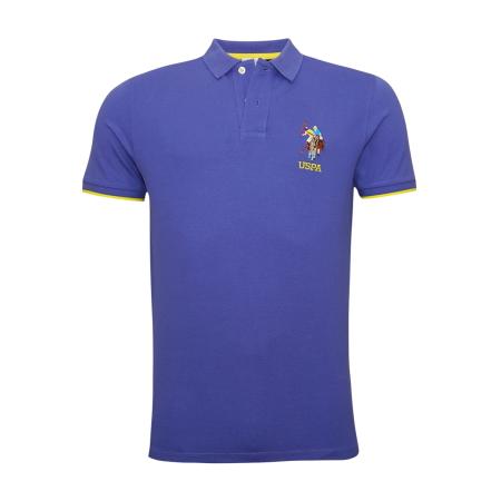 U.S. Polo Assn. U.S. POLO ASSN. Shirt donkerblauw / grijs / donkerlila
