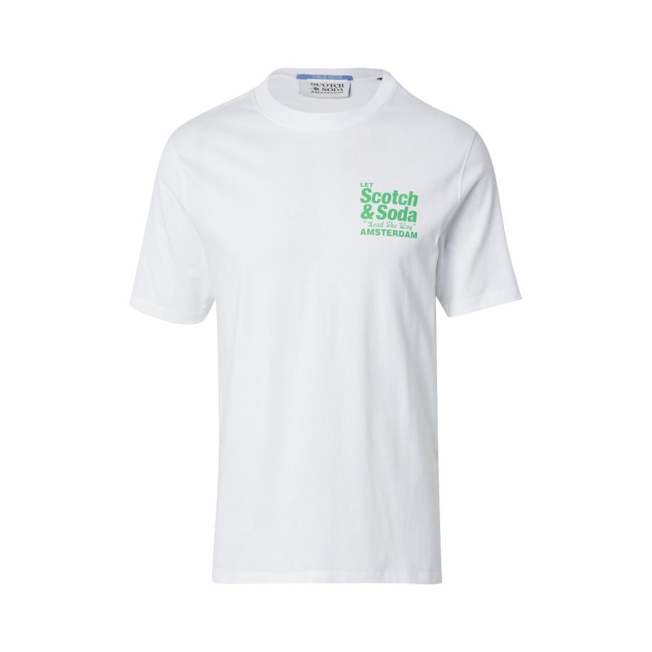 Scotch & Soda SCOTCH & SODA Shirt lichtgroen / wit -
