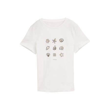 Tom Tailor TOM TAILOR Shirt zwart / wit