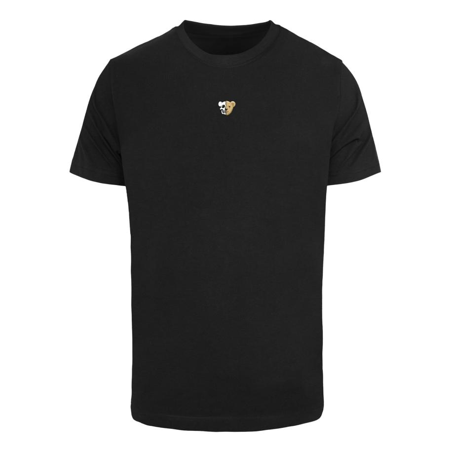 mister tee Mister Tee Shirt Skull Bear beige / zwart / wit -