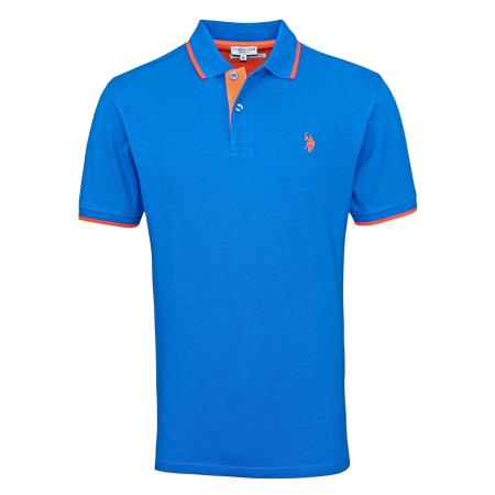 U.S. Polo Assn. U.S. POLO ASSN. Shirt blauw / oranje