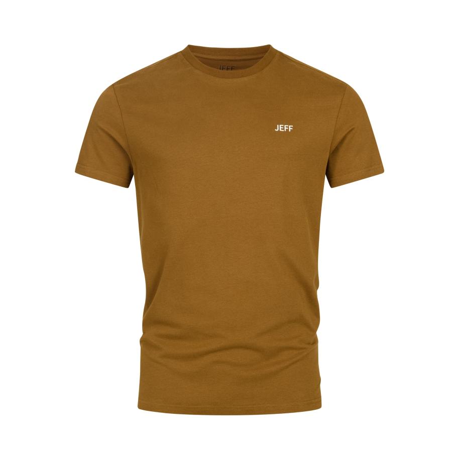 JEFF Shirt JFCayson bruin / wit Bruin