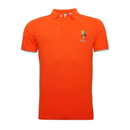 U.S. Polo Assn. U.S. POLO ASSN. Shirt beige / bruin / oranje