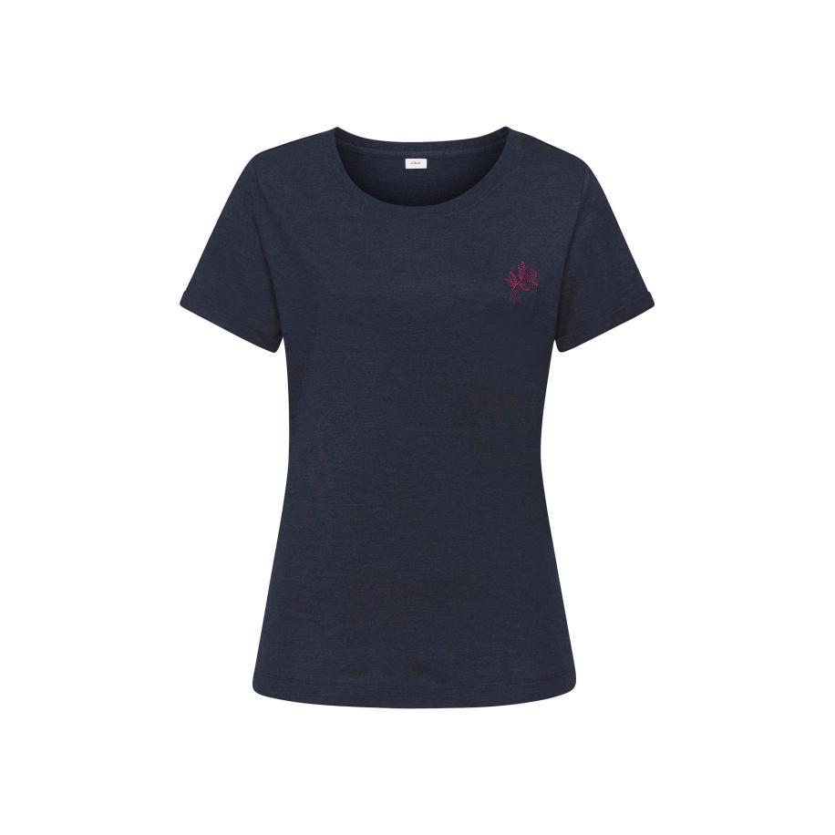 s.Oliver Shirt blauw / pink Blauw