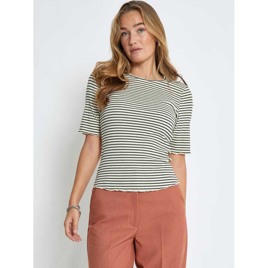 Desires DESIRES Shirt Finley zwart / wit -