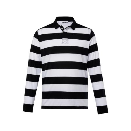 men plus Men Plus Shirt zwart / wit