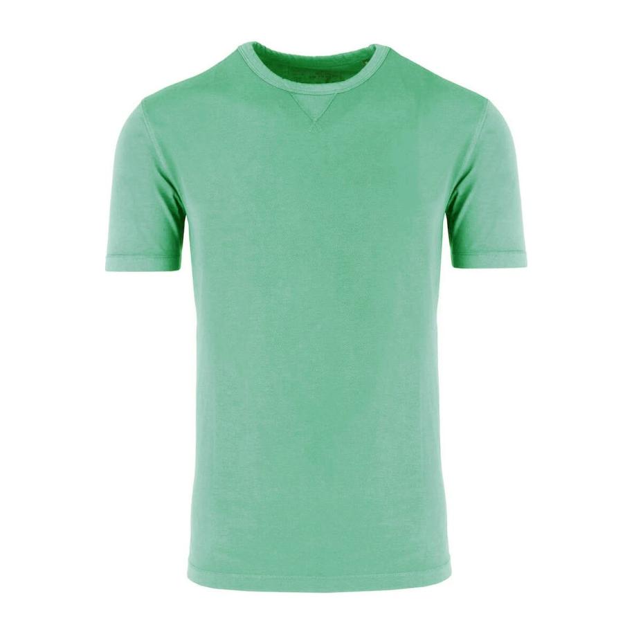 Marvelis Casual T-Shirt messing, Effen Transparant