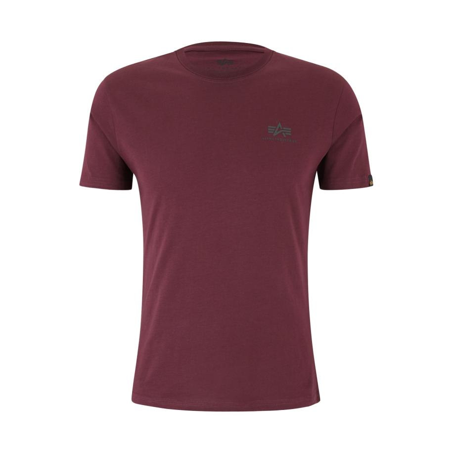 Alpha Industries ALPHA INDUSTRIES Shirt antraciet / wijnrood -