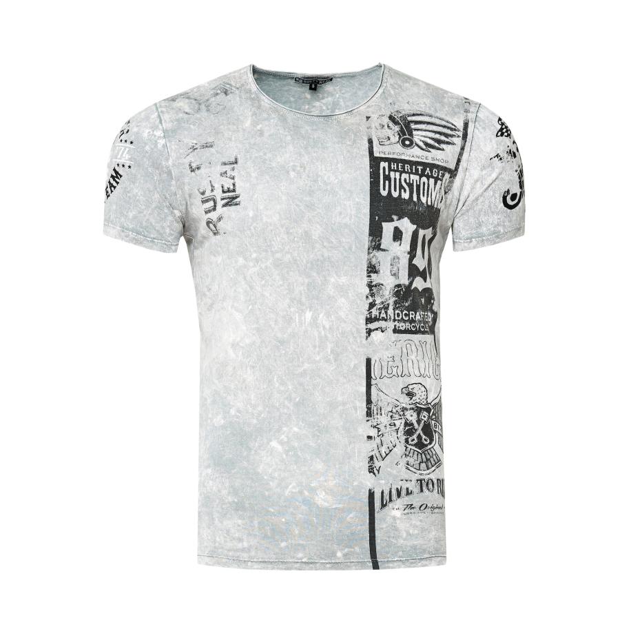 Rusty Neal Rusty Neal Shirt grijs -
