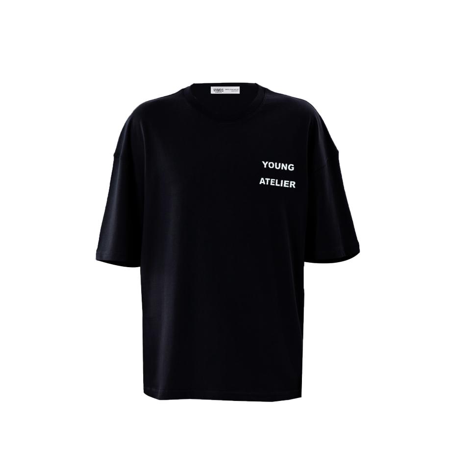 VAMOS CLO Shirt zwart / wit Zwart