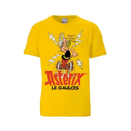 LOGOSHIRT Shirt Asterix der Gallier - Asterix geel / rood / zwart / wit