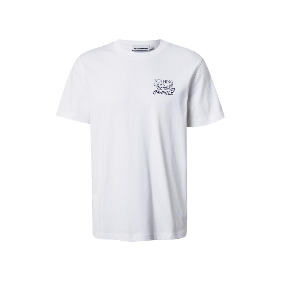 Armedangels ARMEDANGELS Shirt MAARKOS CHANGES navy / wit -