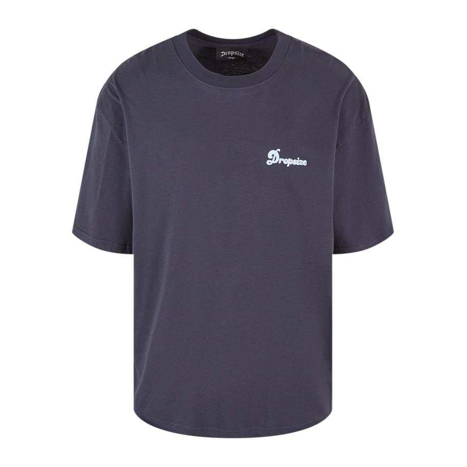 Dropsize Dropsize Shirt Grow Rich navy / lichtblauw -