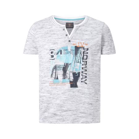 Jan Vanderstorm T-Shirt grijs, Print