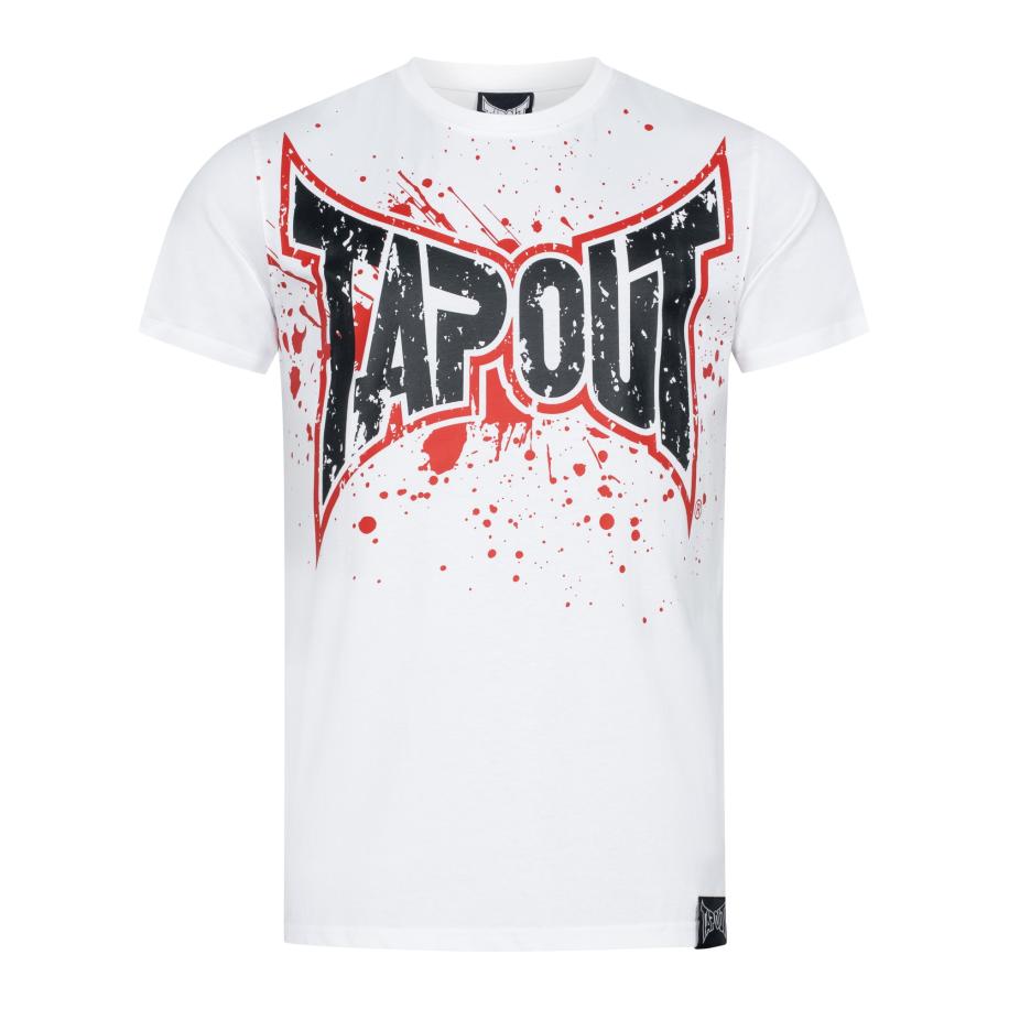 Tapout Tapout Shirt Splashing rood / zwart / wit -