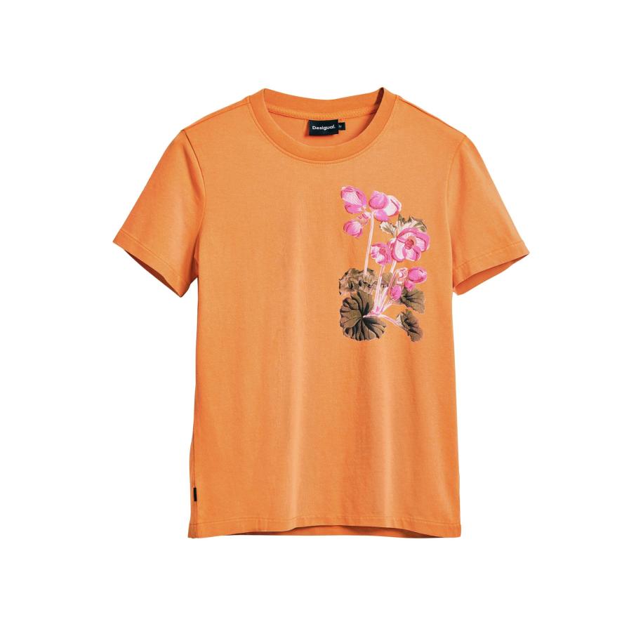 Desigual Desigual Shirt cappuccino / donkerbruin / donkeroranje / lichtroze -