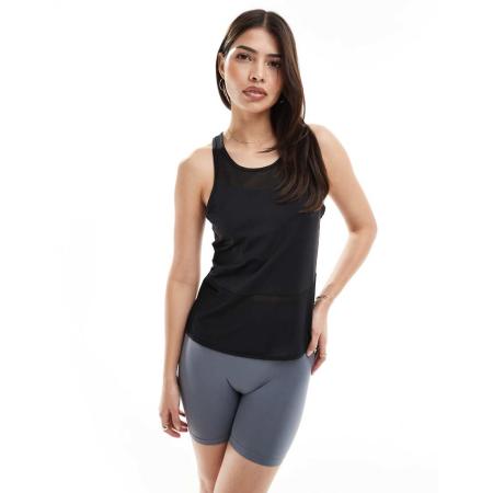 Born Living Yoga Kiava Mouwloos T-shirt in zwart