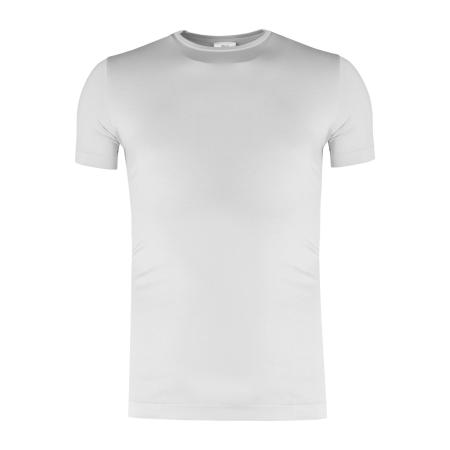 ETERNA 1863 T-Shirt ronde hals lichtgrijs, Effen