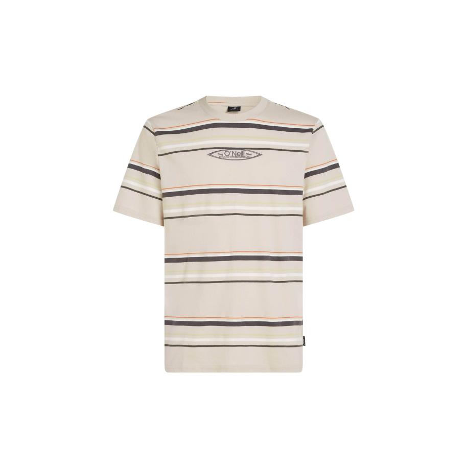 O'Neill ONEILL Shirt beige / donkerbruin / oranje -