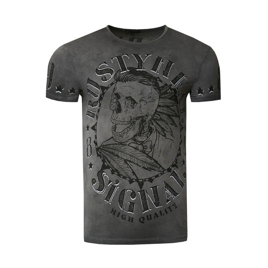 Rusty Neal Rusty Neal Shirt grijs -