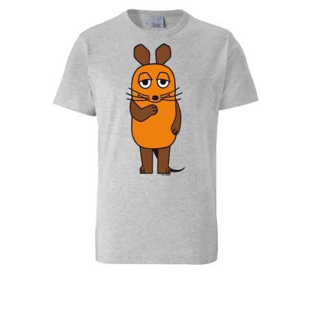 Logoshirt LOGOSHIRT Shirt Die Sendung mit der Maus grijs