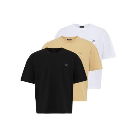 Cool Hill Cool Hill Shirt geel / zwart / wit