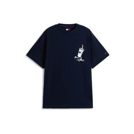 Tommy Jeans Tommy Jeans Shirt marine / wit