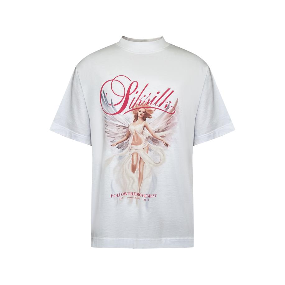 SikSilk SikSilk Shirt Engel rood / wit -